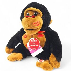 Dan Dee Valentines Singing Dancing Gorilla Plush First Kiss Animated NWT 2018
